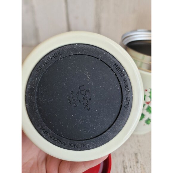 Lenox‎ small food insulated container set mistletoe Xmas kitchen - Picture 8 of 8